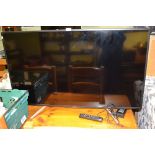 A 50 inch flat screen Sony Bravia TV