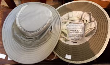 Two Austrailian Tilley hats