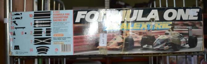 Original boxed Scalextric F1 racing game