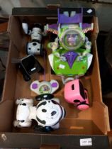 A selection of children's battery operated toys to include Buzz Lightyear