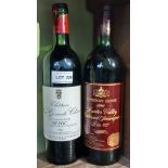 Wyndham Estate Hunter Valley 1986 and Chateau Les Grands Chenes medoc 1996