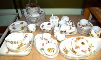 An extensive selection of Royal Worcester 'Evesham' tablewares