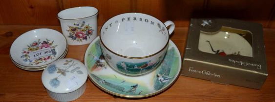 A selection of collectors china to include leading brand names
