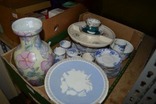 Various domestic china to include an old coffee service