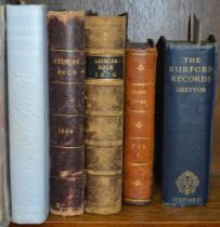 A selection of books to include "The Burford Records"