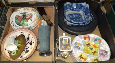 Two boxes of useful and collectible china and porcelain