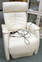 Bardi - Italian leather electric reclining armchair