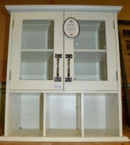 Good quality white finished bathroom cabinet
