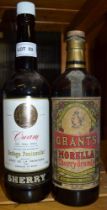 Grant's Cherry Brandy - very old bottling and a bottle of Xeres cream sherry