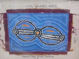 Warlukurlangu Artists - an Aboriginal original illustration by Bessie Natamara Simms