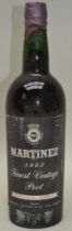 1963 Martinez Vintage Port, 1 bottle