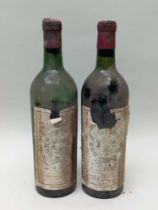 Chateau Gruaud - Larose 1957 Bordeaux Saint Julien (Haut - Medoc), 2 bottles