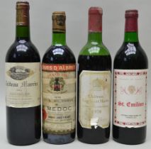 Chateau de Pasquette 2007, Saint Emilion Grand Cru Chateau Cap St Martin 1970, Cotes de Blaye Chatea