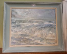 Maureen Cherry - an oil on canvas seascape