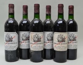 1985 Ch Beychevelle 'Amiral de Beychevelle', St Julien, 6 bottles