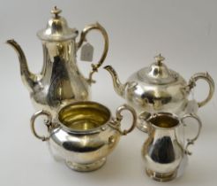 John, Edward, Walter & John Barnard (Barnard & Sons Ltd), A Victorian silver tea and coffee service,