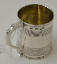 William Bateman, A George IV silver mug, London 1822, weight: 104g