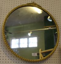 'Atsonea' gilt framed circular mirror