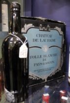 Unknown Vintage Port 1950/60s(??), 1 bottle Chateu de Laubare Follt Blanc White Armagnac, 1 50cl bot