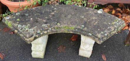 Stone bench seat