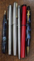 Selection collectable pens one with a 14ct nib