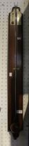 A 19th century mahogany stick barometer