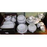 An extensive selection of Wedgwood 'Amherst' tea and dinnerwares - seems unused