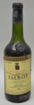 1970 (believed, label loose) Ch Talbot, 4th Grand Cru, St Julien, 1 bottle