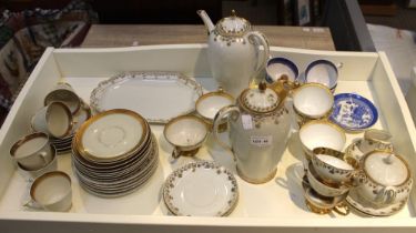 Continental porcelain teawares