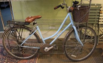 A bicycle with basket