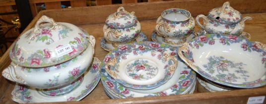 Copeland late Spode Dinner Service, including large soup terrine & base, two sauce terrines (one mis
