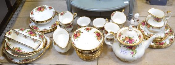 An extensive set of Royal Albert "Old Country Roses" tea wares