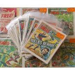 Thirty nine Eagle and Tiger comics together with a Eagle 1952 Dan Dare plus a free 3-D spectacles 16