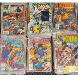 Approx 75 Marvel comics Avengers, X-Force 2, X-men etc.
