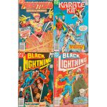 Four DC comics Firestorm 1, Black Lightning 8,9, and Karate Kid.
