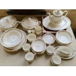 A forty piece Royal Albert Belinda tea set.