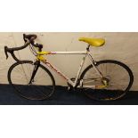 A Raleigh R700 road bike 853 Reynolds frame and Rolls saddle