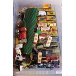 A collection of die cast vehicles to include Matchbox etc.