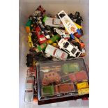 A collection of diecast vehicles Corgi and Dinky.