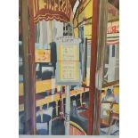 Glynn Boyd Harte limited edition 66/125 Brasserie Lipp print signed in pencil, verso Francis Kyle