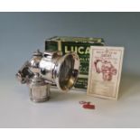 A Joseph Lucas King of the road Calcia King No.326 cycle lamp in box