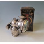 A Joseph Lucas Kora No.262 cycle lamp in box.