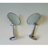 A pair of Joseph Lucas chrome wing mirrors.