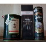 A Bells Extra Special Old Scotch Whisky, a limited Centenary edition Glenfiddich scotch whisky and a