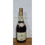 A bottle of 1918 Hine Vieille Grande Champagne Cognac, distilled in the last year of World War 1