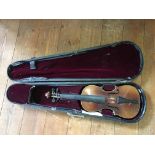 Circa 1950’s Romanian 3/4 violin.