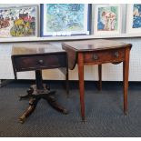 Two 19th century mahogany tables.