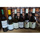 *2 bottles of corton Charlemagne grand cru, a De La Garenne sancerre, a Domaine G.saumaize, grand