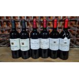*6 bottles of red wine to include 2 bottles of Grand Vin de Bordeaux Saint-Julien 2019, 2 bottles of
