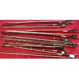 Ten Part Size Violin Bows